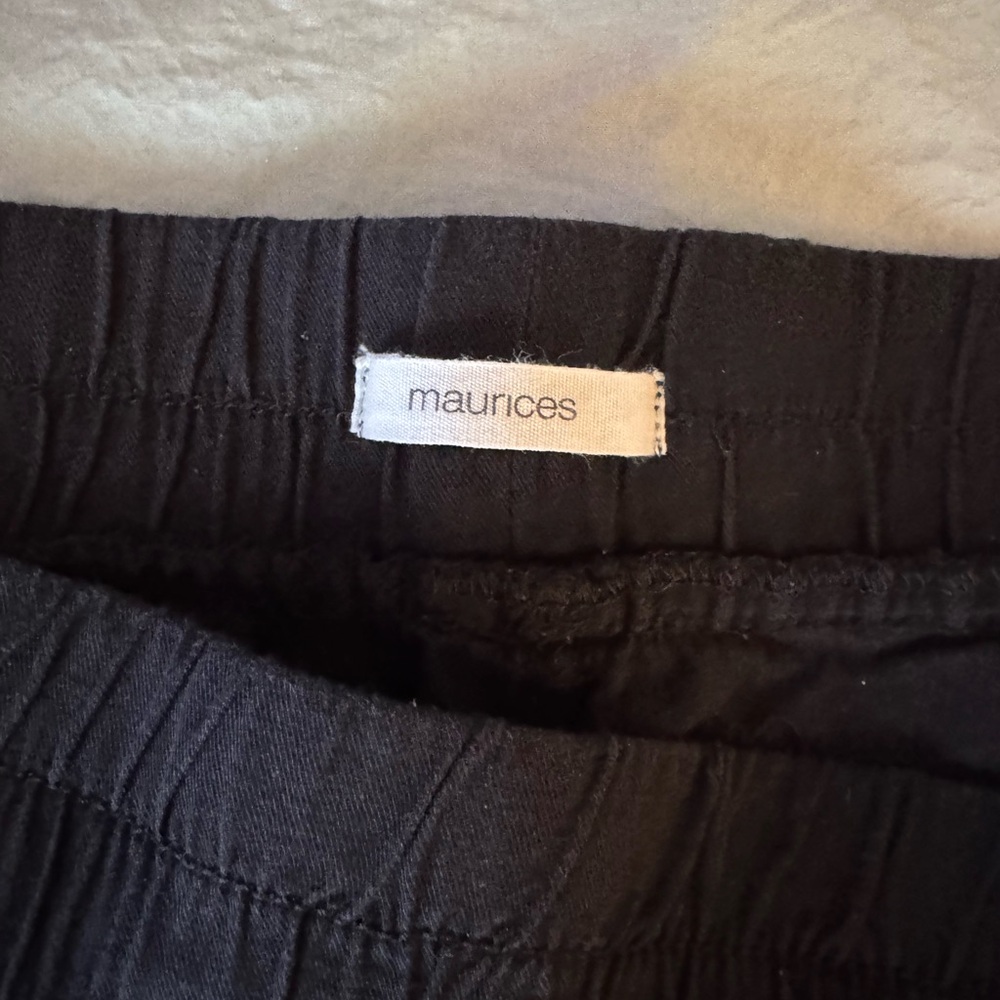 Maurices Black shorts size xl
